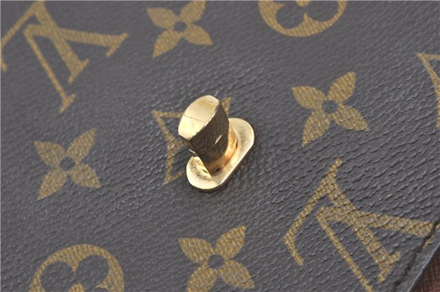 Authentic Louis Vuitton Monogram Malesherbes Hand Bag M51379 LV J0742