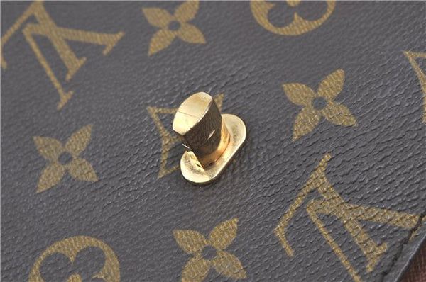 Authentic Louis Vuitton Monogram Malesherbes Hand Bag M51379 LV J0742