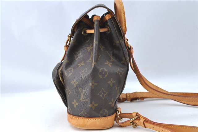 Authentic Louis Vuitton Monogram Montsouris PM Backpack M51137 LV J0745