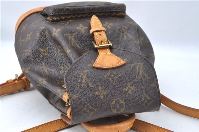 Authentic Louis Vuitton Monogram Montsouris PM Backpack M51137 LV J0745