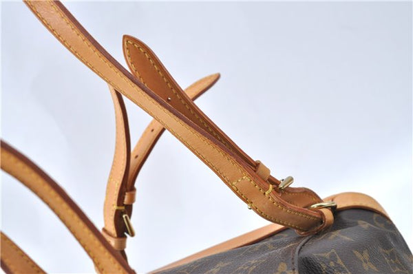 Authentic Louis Vuitton Monogram Montsouris PM Backpack M51137 LV J0745