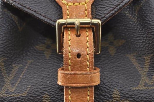 Authentic Louis Vuitton Monogram Montsouris PM Backpack M51137 LV J0745