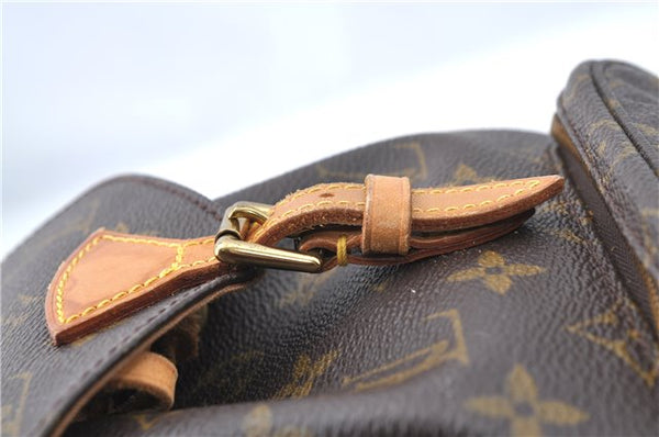 Authentic Louis Vuitton Monogram Montsouris PM Backpack M51137 LV J0745