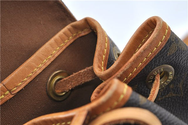 Authentic Louis Vuitton Monogram Montsouris PM Backpack M51137 LV J0745