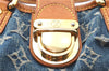Authentic Louis Vuitton Monogram Denim Pleaty Hand Bag M95020 LV J0762