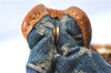 Authentic Louis Vuitton Monogram Denim Pleaty Hand Bag M95020 LV J0762