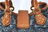 Authentic Louis Vuitton Monogram Denim Pleaty Hand Bag M95020 LV J0762