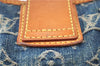Authentic Louis Vuitton Monogram Denim Pleaty Hand Bag M95020 LV J0762