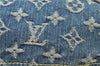 Authentic Louis Vuitton Monogram Denim Pleaty Hand Bag M95020 LV J0762