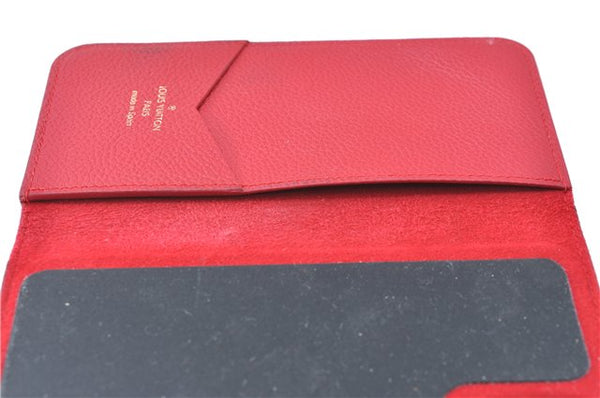 Authentic Louis Vuitton Empreinte Folio iPhone X Case Red M63588 LV J0773