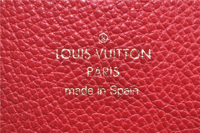 Authentic Louis Vuitton Empreinte Folio iPhone X Case Red M63588 LV J0773