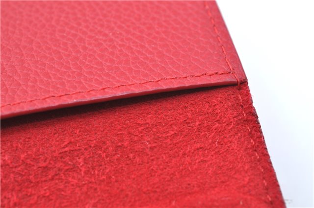 Authentic Louis Vuitton Empreinte Folio iPhone X Case Red M63588 LV J0773