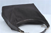 Authentic GUCCI Shoulder Hand Bag Purse Nylon Leather Brown  J0775