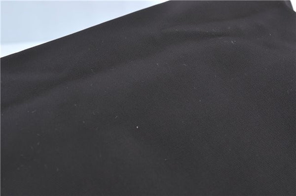 Authentic GUCCI Shoulder Hand Bag Purse Nylon Leather Brown  J0775