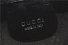 Authentic GUCCI Shoulder Hand Bag Purse Nylon Leather Brown  J0775