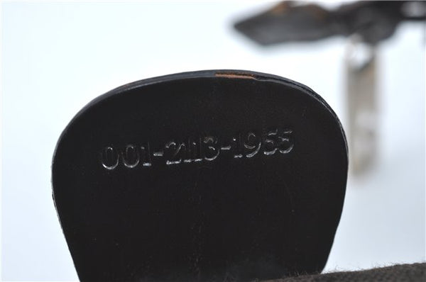 Authentic GUCCI Shoulder Hand Bag Purse Nylon Leather Brown  J0775