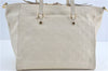 Auth Louis Vuitton Monogram Empreinte Lumineuse PM Tote Bag M93411 White J0778
