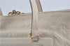 Auth Louis Vuitton Monogram Empreinte Lumineuse PM Tote Bag M93411 White J0778