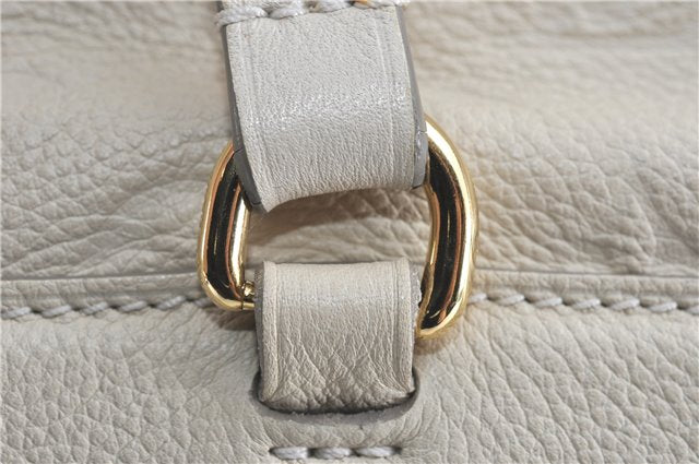 Auth Louis Vuitton Monogram Empreinte Lumineuse PM Tote Bag M93411 White J0778