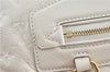 Auth Louis Vuitton Monogram Empreinte Lumineuse PM Tote Bag M93411 White J0778