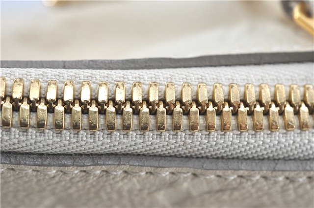 Auth Louis Vuitton Monogram Empreinte Lumineuse PM Tote Bag M93411 White J0778