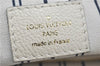 Auth Louis Vuitton Monogram Empreinte Lumineuse PM Tote Bag M93411 White J0778