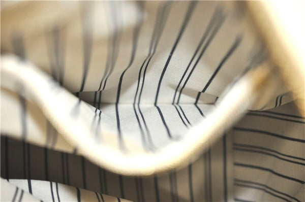 Auth Louis Vuitton Monogram Empreinte Lumineuse PM Tote Bag M93411 White J0778