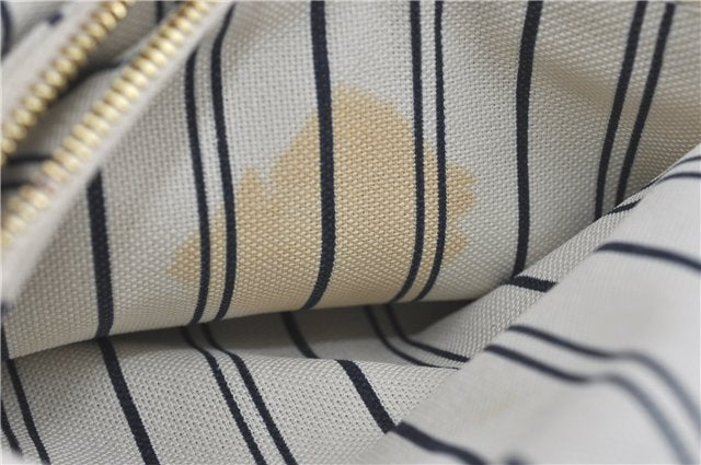 Auth Louis Vuitton Monogram Empreinte Lumineuse PM Tote Bag M93411 White J0778