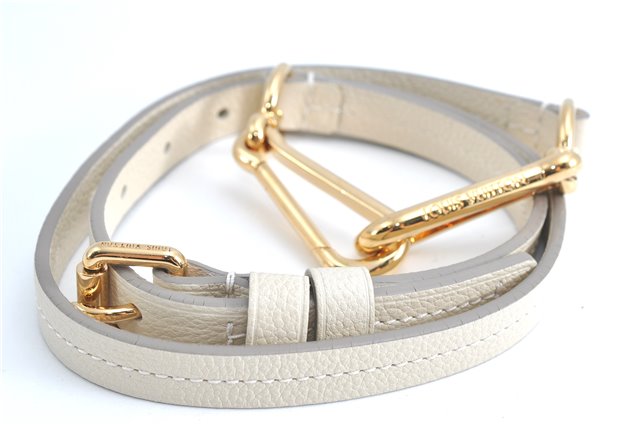 Auth Louis Vuitton Monogram Empreinte Lumineuse PM Tote Bag M93411 White J0778