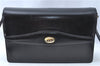 Authentic GUCCI Shoulder Cross Body Bag Purse Leather Black J0779