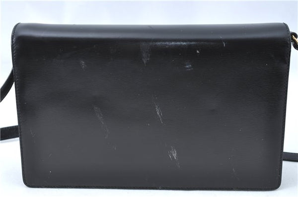 Authentic GUCCI Shoulder Cross Body Bag Purse Leather Black J0779
