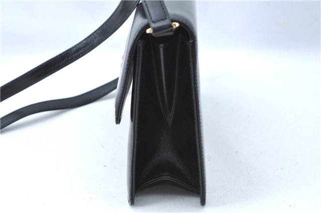 Authentic GUCCI Shoulder Cross Body Bag Purse Leather Black J0779