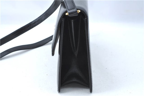 Authentic GUCCI Shoulder Cross Body Bag Purse Leather Black J0779