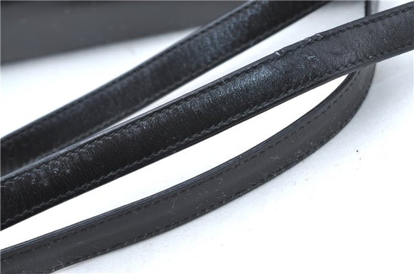 Authentic GUCCI Shoulder Cross Body Bag Purse Leather Black J0779