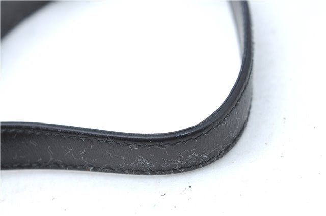 Authentic GUCCI Shoulder Cross Body Bag Purse Leather Black J0779