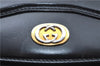 Authentic GUCCI Shoulder Cross Body Bag Purse Leather Black J0779