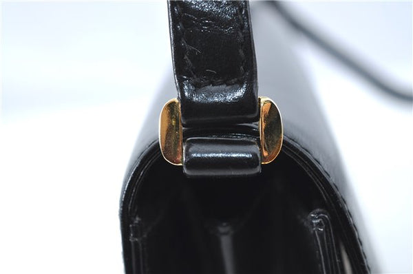 Authentic GUCCI Shoulder Cross Body Bag Purse Leather Black J0779