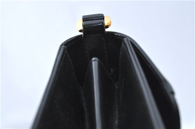 Authentic GUCCI Shoulder Cross Body Bag Purse Leather Black J0779