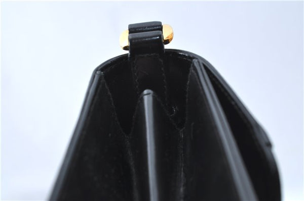 Authentic GUCCI Shoulder Cross Body Bag Purse Leather Black J0779