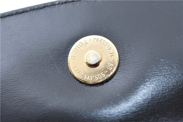 Authentic GUCCI Shoulder Cross Body Bag Purse Leather Black J0779