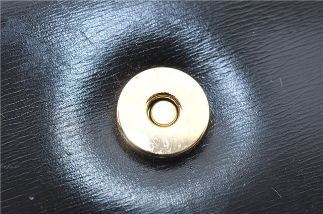 Authentic GUCCI Shoulder Cross Body Bag Purse Leather Black J0779