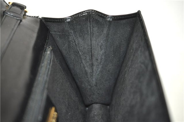 Authentic GUCCI Shoulder Cross Body Bag Purse Leather Black J0779