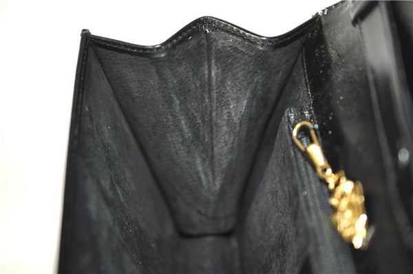 Authentic GUCCI Shoulder Cross Body Bag Purse Leather Black J0779