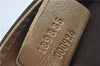 Authentic GUCCI Abbey GG Crystal Shoulder Tote Bag PVC Leather 189835 Gold J0782