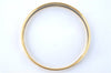 Authentic HERMES Email PM Bangle Shell Motif Gold Red  J0789