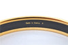 Authentic HERMES Email PM Bangle Shell Motif Gold Red  J0789