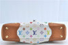 Auth Louis Vuitton Monogram Multicolor Judy MM 2Way Hand Bag M40255 White J0790