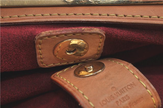 Auth Louis Vuitton Monogram Multicolor Judy MM 2Way Hand Bag M40255 White J0790