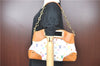 Auth Louis Vuitton Monogram Multicolor Judy MM 2Way Hand Bag M40255 White J0790