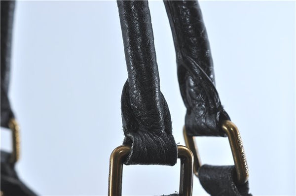 Auth Louis Vuitton Monogram Denim XL Shoulder Hand Bag Black M95510 LV J0793